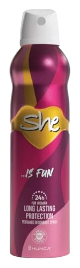 She Is Fun — Perfumed Deodorant Spray, 150 ml