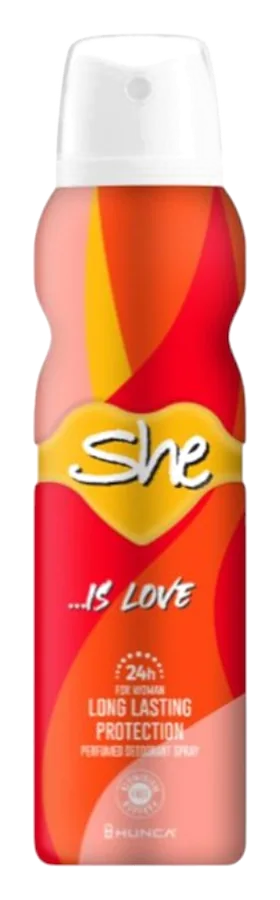 She Is Love — Perfumed Deodorant Spray, 150 ml