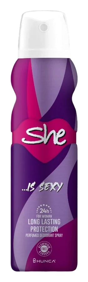 She Is Sexy — Perfumed Deodorant Spray, 150 ml